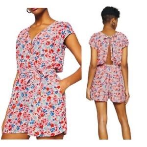 American Eagle Floral Romper